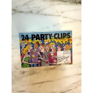 Vintage Danish Party Clips by Poul Willumsen Set of 24 Entertaining Accessories